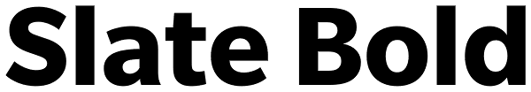 Slate Bold Font