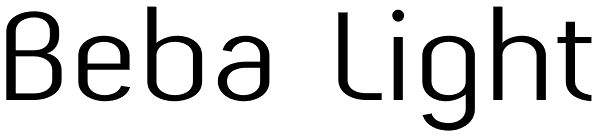 Beba Light Font