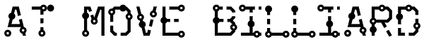 AT Move Billiard Font