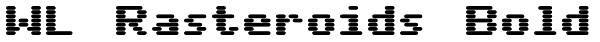 WL Rasteroids Bold Font
