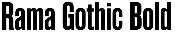 Rama Gothic Bold Font