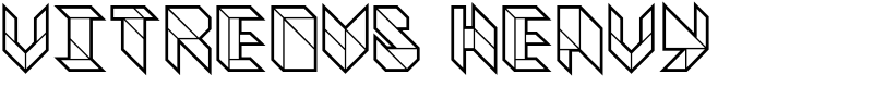 Vitreous Heavy Font