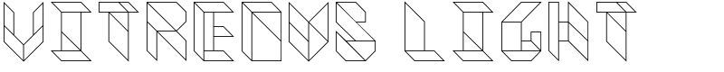 Vitreous Light Font