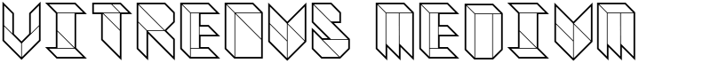 Vitreous Medium Font