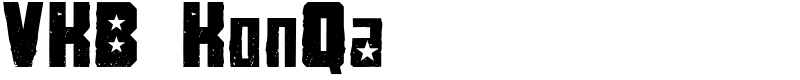 VKB KonQa Font