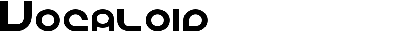 Vocaloid Font
