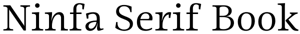 Ninfa Serif Book Font