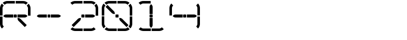 R-2014 Font