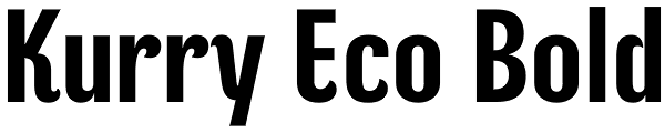 Kurry Eco Bold Font
