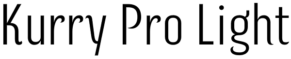 Kurry Pro Light Font