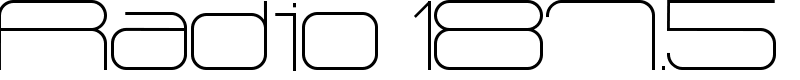 Radio 187.5 Font