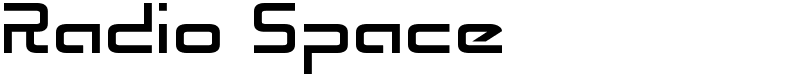 Radio Space Font