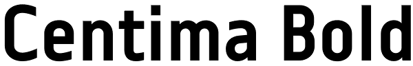 Centima Bold Font