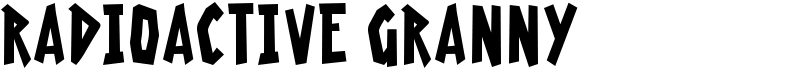Radioactive Granny Font