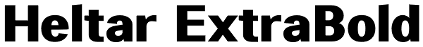 Heltar ExtraBold Font
