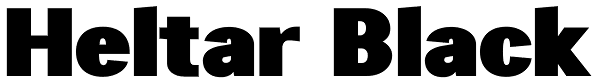 Heltar Black Font