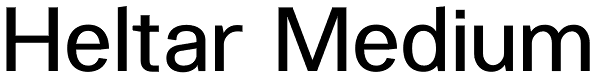 Heltar Medium Font