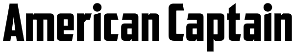 American Captain Font