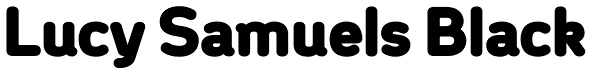 Lucy Samuels Black Font