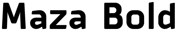 Maza Bold Font