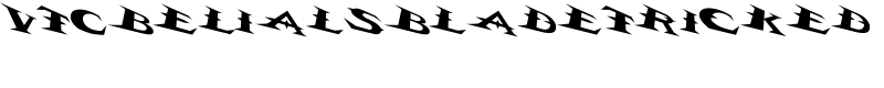VTCBelialsBladeTricked Font