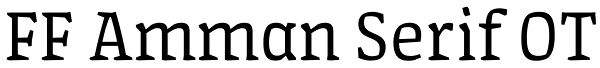 FF Amman Serif OT Font