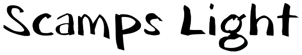 Scamps Light Font