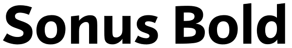 Sonus Bold Font