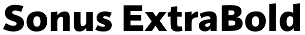 Sonus ExtraBold Font