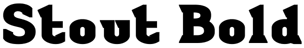 Stout Bold Font