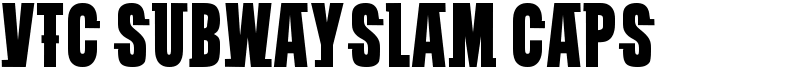 VTC SubwaySlam Caps Font