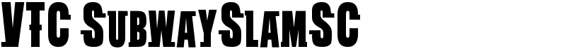 VTC SubwaySlamSC Font
