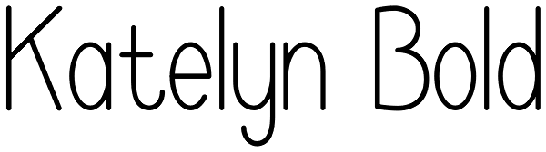 Katelyn Bold Font