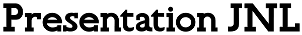 Presentation JNL Font