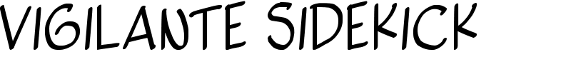 vigilante sidekick Font