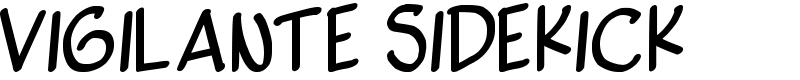 vigilante sidekick Font
