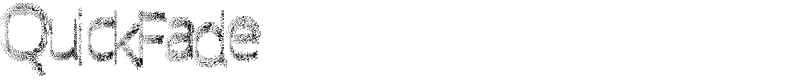 QuickFade Font