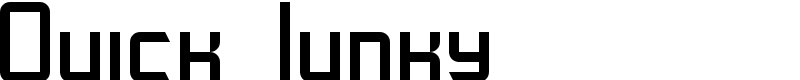 Quick Junky Font