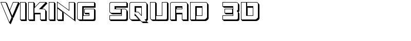 Viking Squad 3D Font
