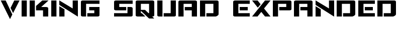 Viking Squad Expanded Font