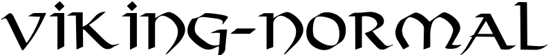 Viking-Normal Font