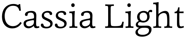 Cassia Light Font