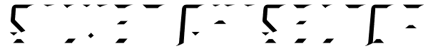 SILVER CHISEL TOP Font
