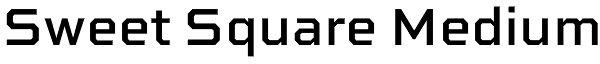 Sweet Square Medium Font