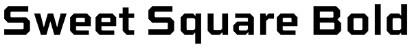 Sweet Square Bold Font