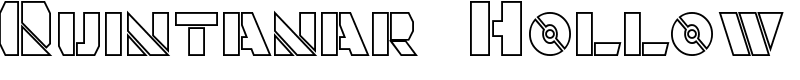 Quintanar Hollow Font