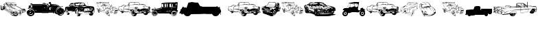 vintage auto cars tfb Font