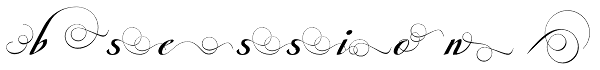Obsession F Font