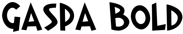 Gaspa Bold Font