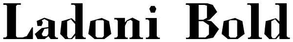 Ladoni Bold Font